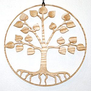 décoration murale arbre de vie bois massif artisanat français
