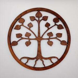 Décoration murale Arbre de vie en bois sculpté